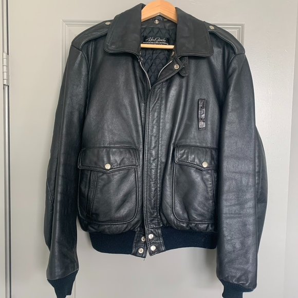Harley-Davidson Other - Vintage 1970s Hein Gericke Harley-Davidson Black Leather Jacket - Size L